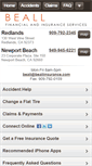 Mobile Screenshot of beallinsurance.com
